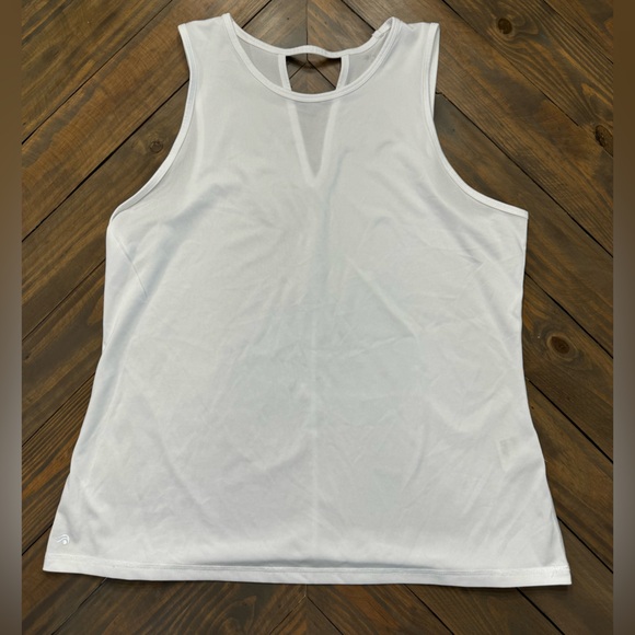 Ideology Tops - White Ideology Activewear Tank, XL